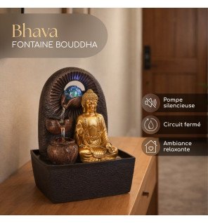 Bhava - Fontaine d'intérieur Bouddha