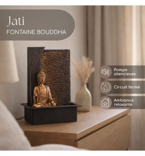 Jati - Fontaine d'intérieur Bouddha