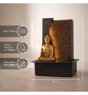 Zenaterra-Jati - Fontaine d'intérieur Bouddha-Zen'Light-Fontaines Bouddha