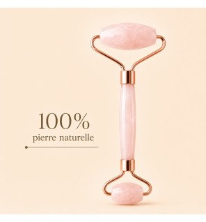 Zenaterra-Masseur roller visage en quartz rose-Sun&Sia-Rollers