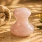 Champi Gua Sha en quartz rose Champi Gua Sha en quartz rose
