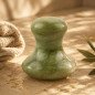 Champi Gua Sha en pierre de jade vert Champi Gua Sha en pierre de jade vert