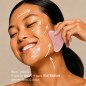 Gua sha en quartz rose