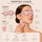 Kit Gua Sha en quartz rose et Masque yeux thermoconfort