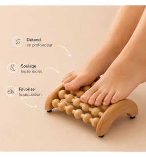 Masseur de pied en bois Fsc