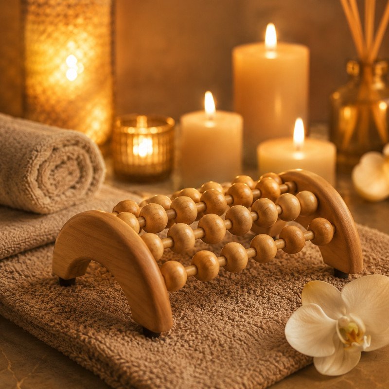 Masseur de pied en bois Fsc