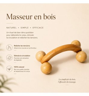 Zenaterra-Roue de massage en bois-Sun&Sia-Massage
