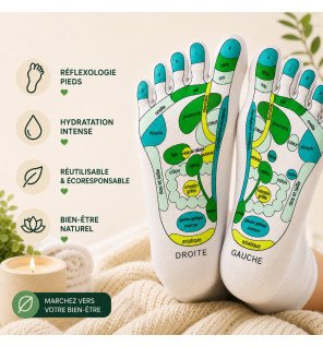 Zenaterra-Chaussettes réflexologie adoucissantes-Sun&Sia-SOLDES 30%