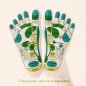 Chaussettes réflexologie adoucissantes Chaussettes réflexologie adoucissantes