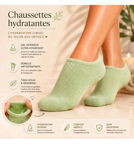 Chaussettes spa vertes