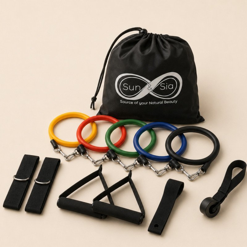 Pack de 11 accessoires pour sport et fitness Pack de 11 accessoires pour sport et fitness