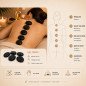 Set de 5 pierres chaudes de massage