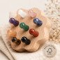 Brosse en fleur à Cuir Chevelu en Bois FSC Hêtre et Pierres Naturelles Brosse en fleur à Cuir Chevelu en Bois FSC Hêtre et Pierres Naturelles