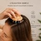 Brosse en fleur à Cuir Chevelu en Bois FSC Hêtre et Pierres Naturelles Brosse en fleur à Cuir Chevelu en Bois FSC Hêtre et Pierres Naturelles