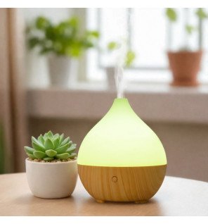Zenaterra-Diffuseur ultrason Leo + 4 huiles essentielles indispensables-Zen'Arôme-Coffrets Aromathérapie