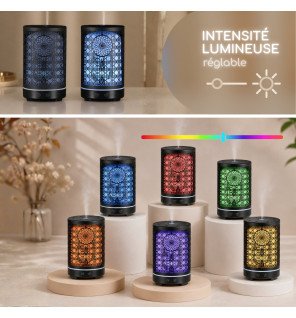 Zenaterra-Diffuseur Siena + 4 huiles essentielles indispensables-Zen'Arôme-Coffrets Aromathérapie