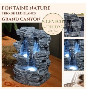 Zenaterra-Grand Canyon - Fontaine d'intérieur Nature-Zen'Light-Fontaines Nature