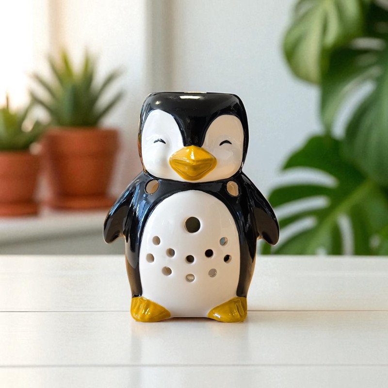 Pingouin - Brûle-Parfum en céramique