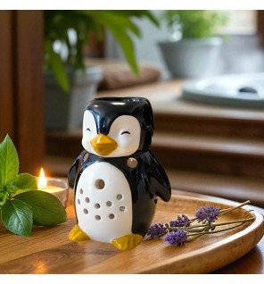 Pingouin - Brûle-Parfum en céramique