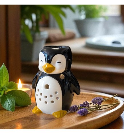 Pingouin - Brûle-Parfum en céramique