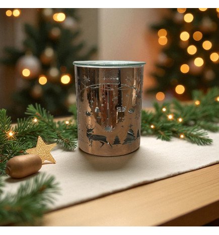 Arche de Noël - Brûle-Parfum en métal cuivré