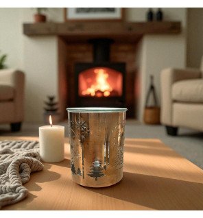  arche décorative en métal cuivré utilisée pour parfumer une pièce avec des huiles essentielles