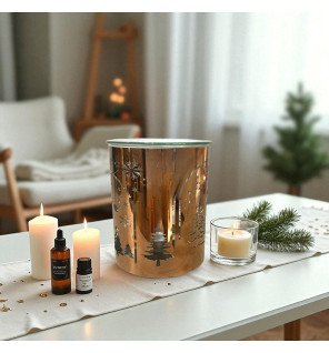  arche de noël avec coupelle pour huiles essentielles vue de dessus