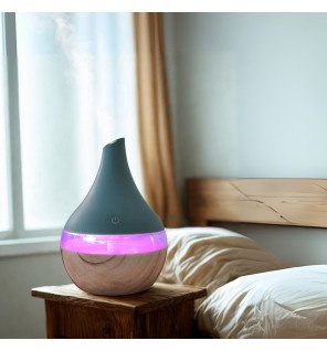  vue latérale du diffuseur d'air avec lumière LED changeante