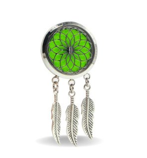  diffuseur pour voiture posé sur tableau de bord avec lumière naturelle mettant en valeur les détails