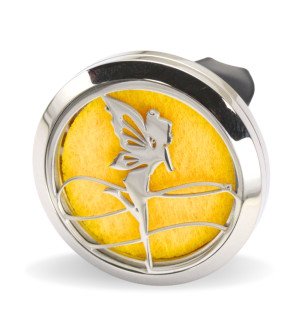  coffret cadeau comprenant le diffuseur clip'arôme et plusieurs buvards pour huiles essentielles