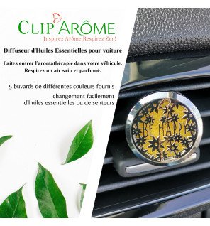  diffuseur be happy avec coussinet absorbant prêt à recevoir quelques gouttes d’huile essentielle