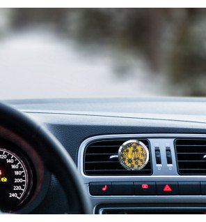  vue rapprochée du motif décoratif apportant une touche de modernité à l’accessoire