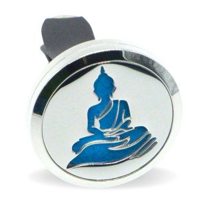  diffuseur métallique installé dans une voiture moderne pour une atmosphère apaisante