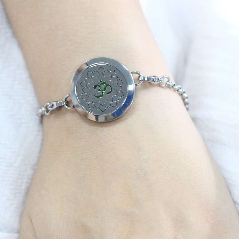 Aum - Bracelet diffuseur d'aromathérapie