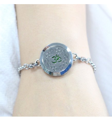 Aum - Bracelet diffuseur d'aromathérapie