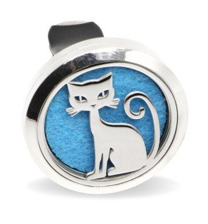  gros plan sur le clip solide du diffuseur chat pour une fixation facile