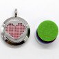 Collier diffuseur Cœur pixel bijoux aromathérapie Collier diffuseur Cœur pixel bijoux aromathérapie