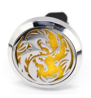  gros plan sur le motif dragon ajouré du diffuseur pour huiles essentielles