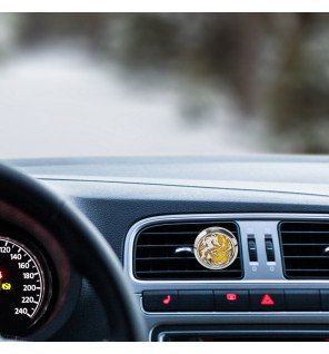  accessoire d’aromathérapie pour voiture avec design dragon stylisé