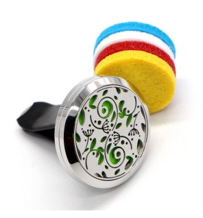  accessoire d’aromathérapie pour voiture avec motif forêt enchantée