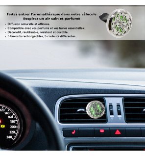 Diffuseur pour voiture Forêt enchantée - Clip'Arôme