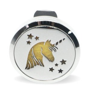  diffuseur licorne en situation lors d’un trajet pour une atmosphère relaxante en voiture