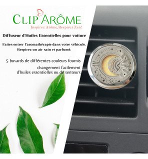  diffuseur accompagné de plusieurs tampons colorés pour personnaliser la diffusion