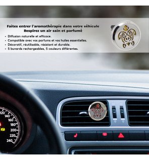  détail du clip robuste permettant la fixation du diffuseur sur la ventilation