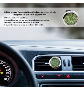  détail du clip solide du diffuseur pour une fixation facile sur la ventilation