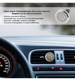 ambiance zen à l’intérieur d’une voiture grâce au diffuseur d’huiles essentielles