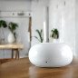 ZenCeram Blanc - Diffuseur d'huiles essentielles par chaleur douce