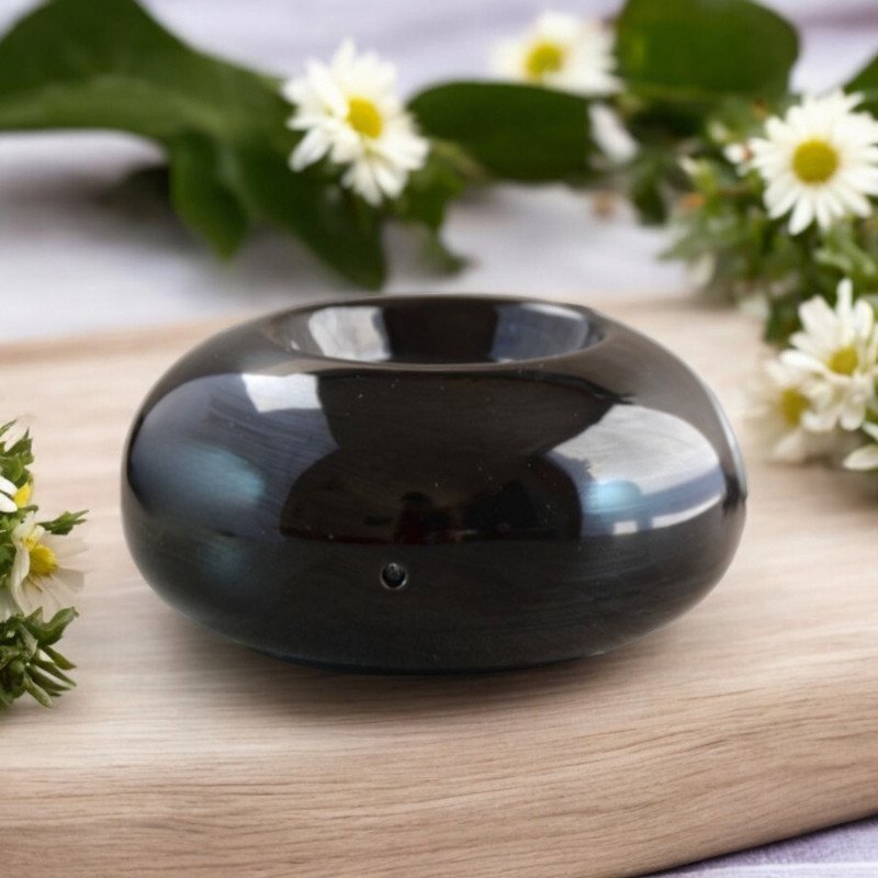 ZenCeram Noir - Diffuseur d'huiles essentielles par chaleur douce ZenCeram Noir - Diffuseur d'huiles essentielles par chaleur douce
