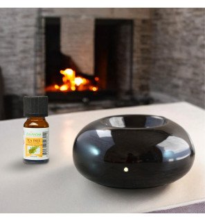 ZenCeram Noir - Diffuseur d'huiles essentielles par chaleur douce