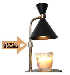  vue latérale du diffuseur candelino mettant en avant sa forme épurée et moderne